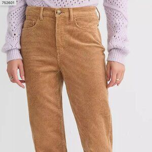 LOFT straight leg corduroy trousers, size 28/6 in camel